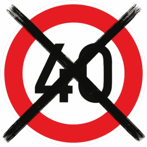 40km/h Schild Traktor